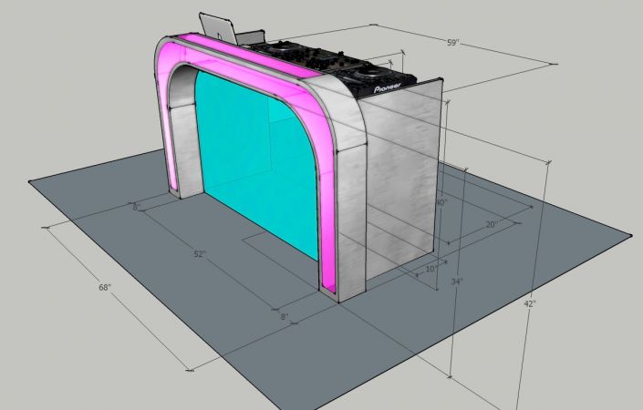 Illuminated DJ Table #205<br>1,234 x 788<br>Published 5 years ago